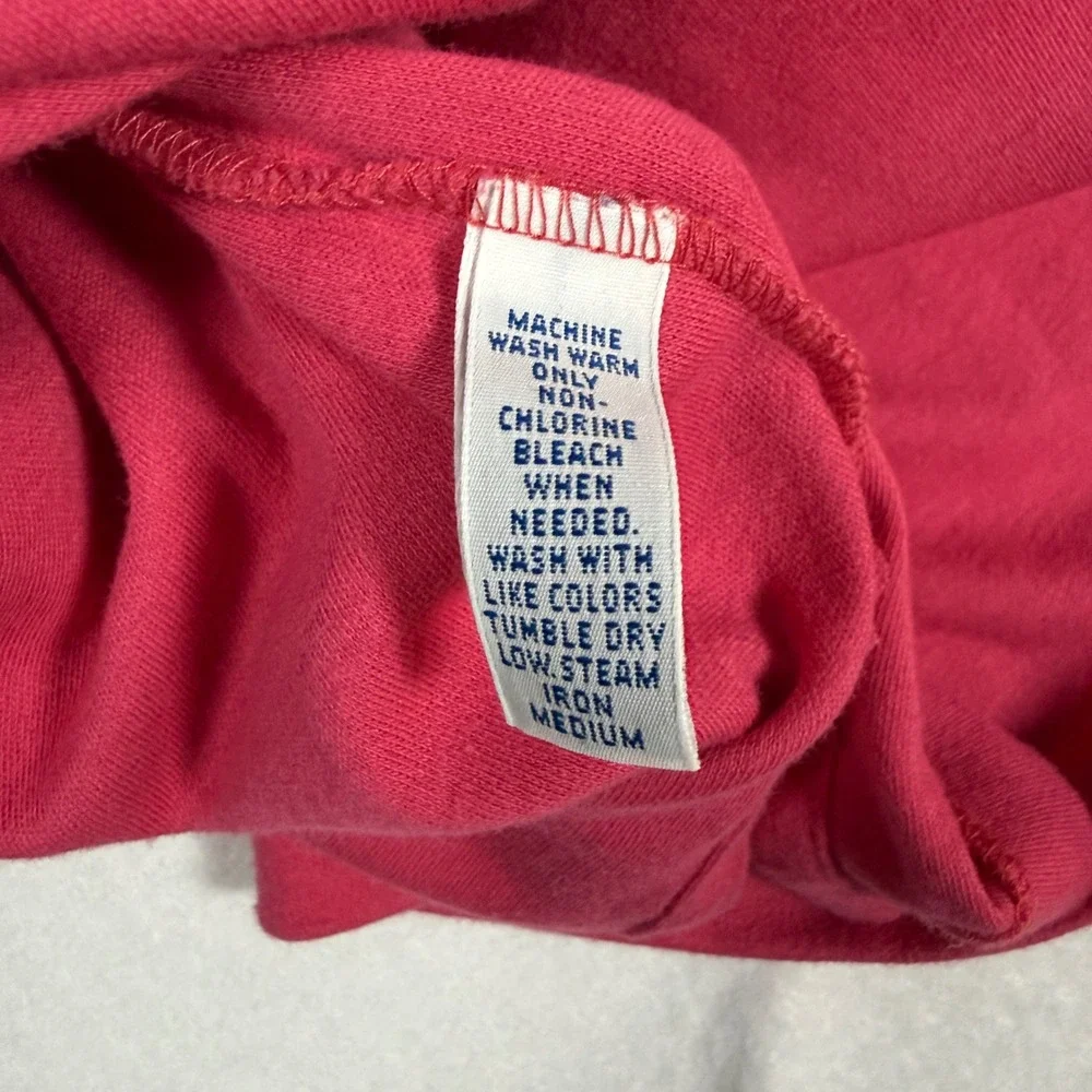 Vintage Polo Ralph Lauren Pink Polo Shirt XXL Made in USA Short‎ Sleeve Cotton